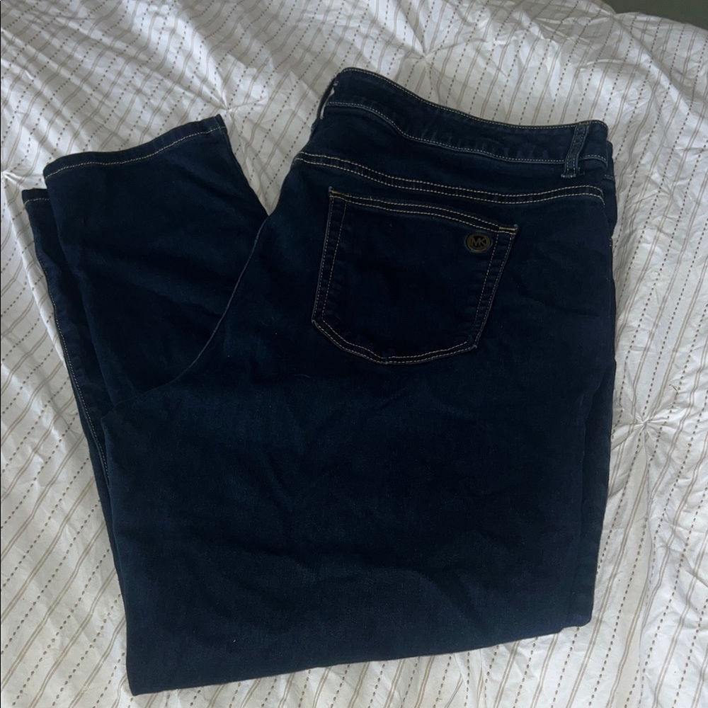 Michael Kors Men’s Midnight Blue Slim Straight Jeans
